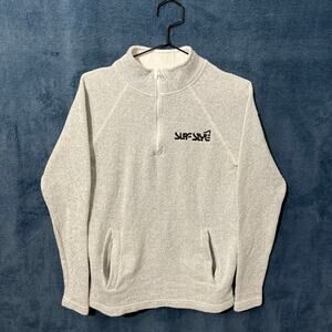 Vintage Isaacs Designs Gray Quarter Zipped Pullover Hoodie Men’s‎ Size S